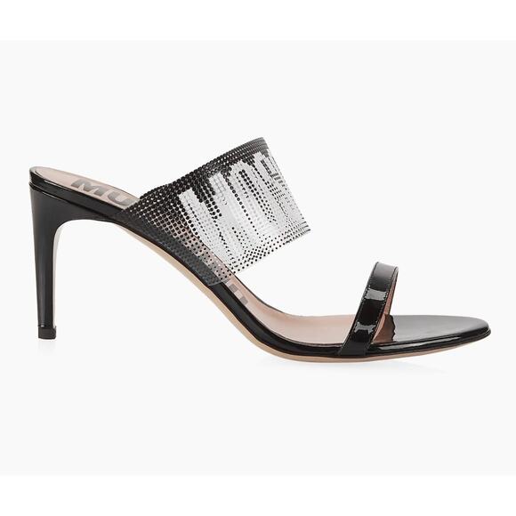 Moschino Logo Patent Leather Mules sz. 35 EU - Picture 2 of 12